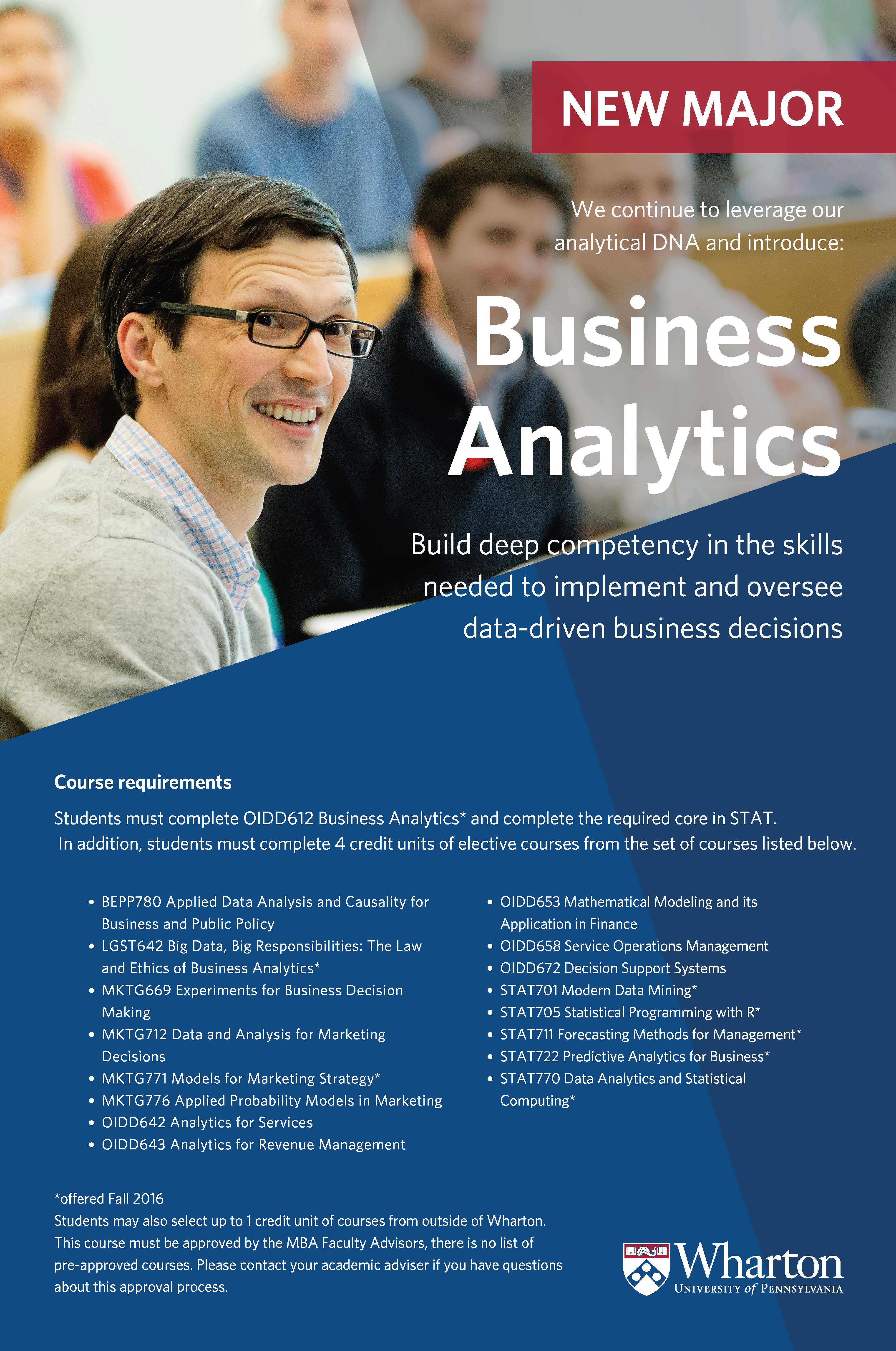 Business Analytics Poster